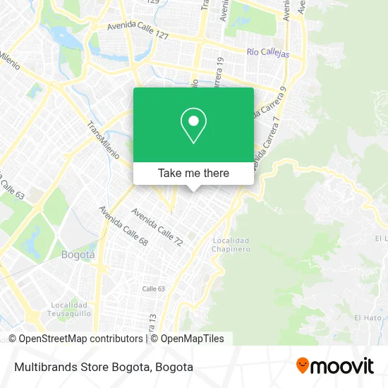 Multibrands Store Bogota map