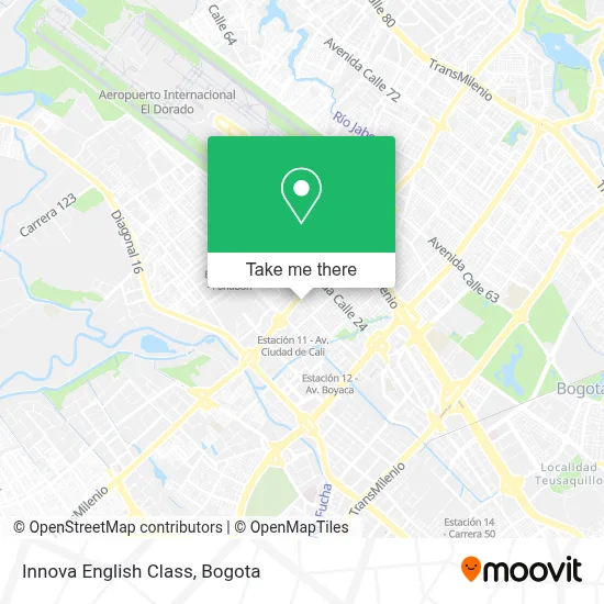 Innova English Class map