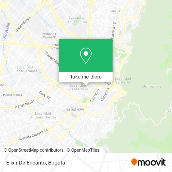 Elixir De Encanto map