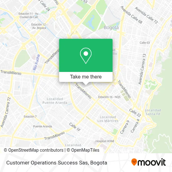 Customer Operations Success Sas map