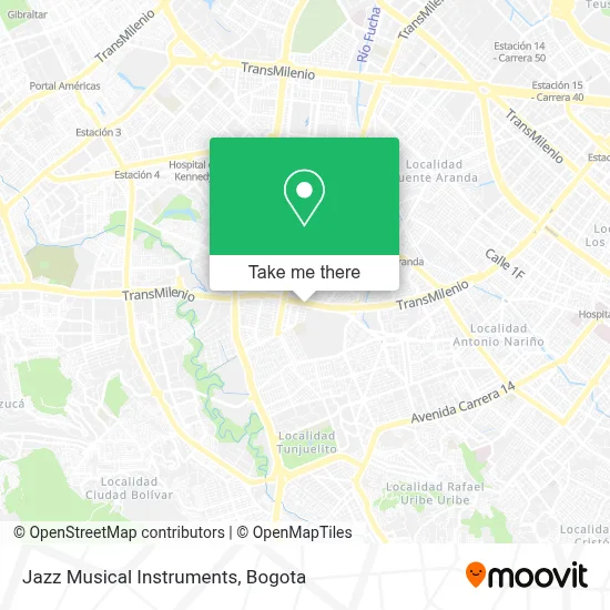 Jazz Musical Instruments map