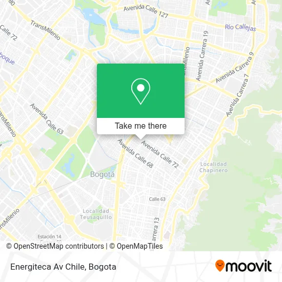Energiteca Av Chile map