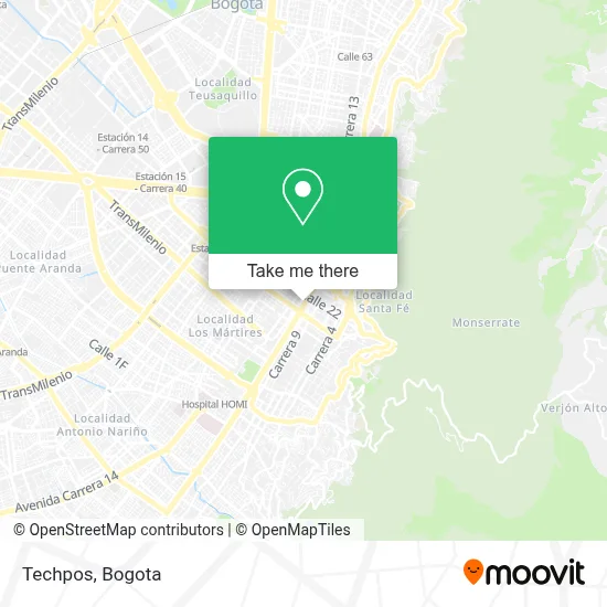 Techpos map