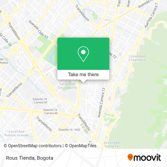 Rous Tienda map