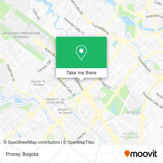 Prorey map