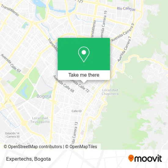 Expertechs map