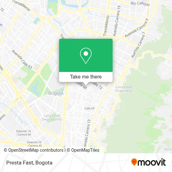 Presta Fast map