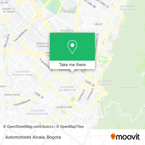 Automotores Alcala map