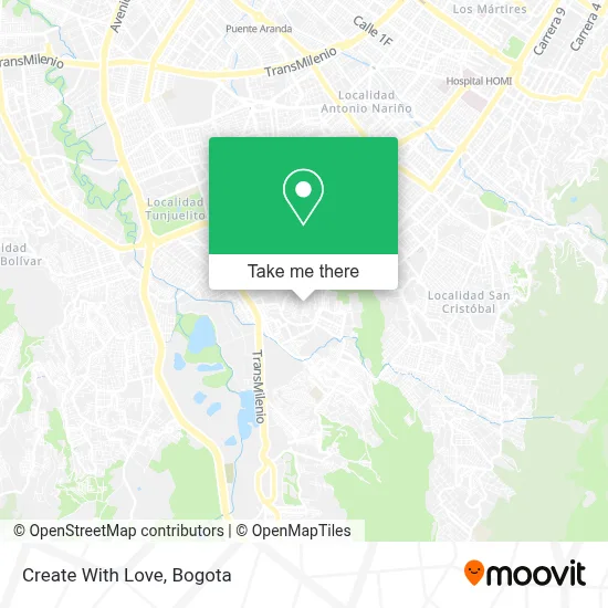 Create With Love map