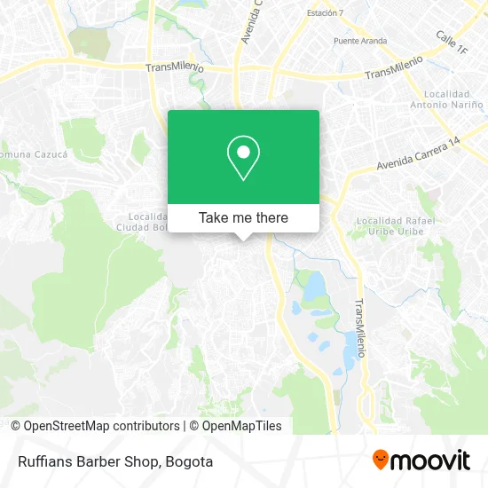 Ruffians Barber Shop map