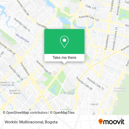 Worktic Multinacional map