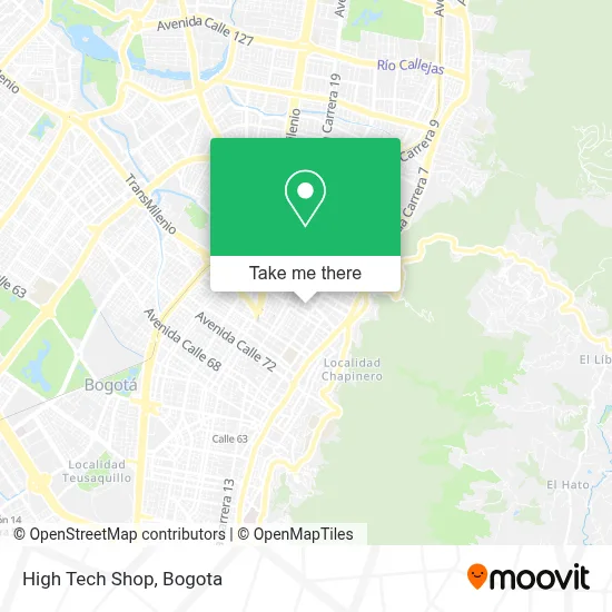 High Tech Shop map