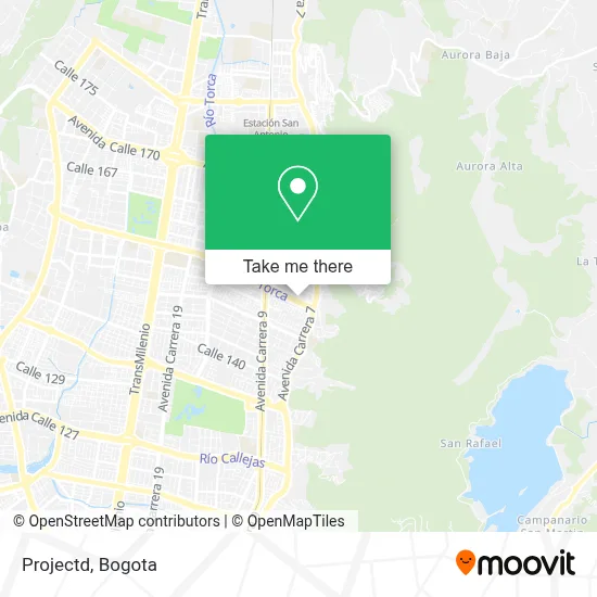 Projectd map