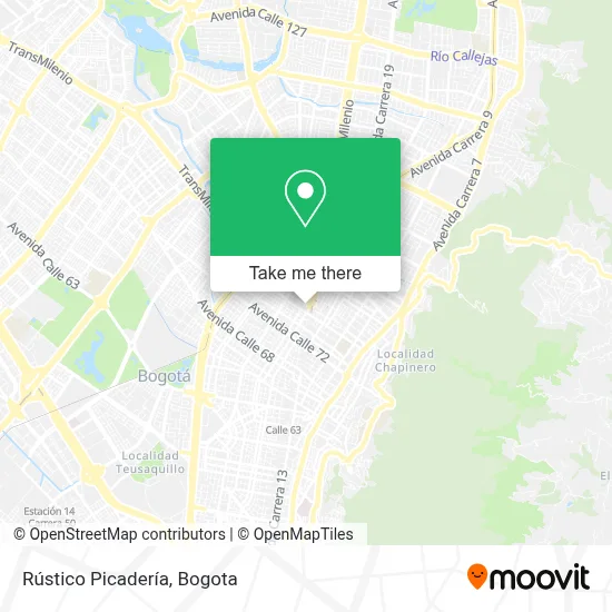 Rústico Picadería map