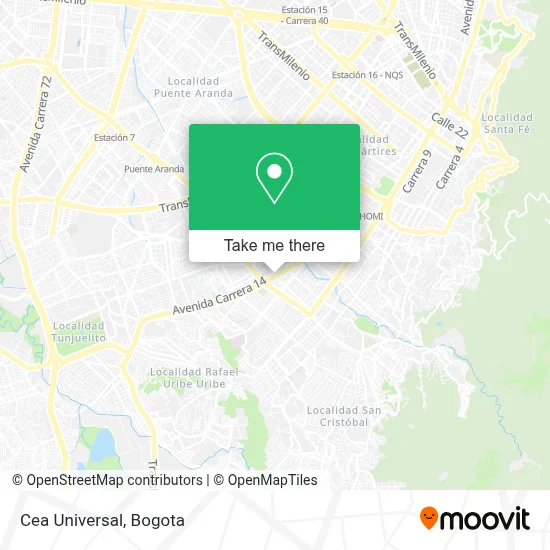 Cea Universal map