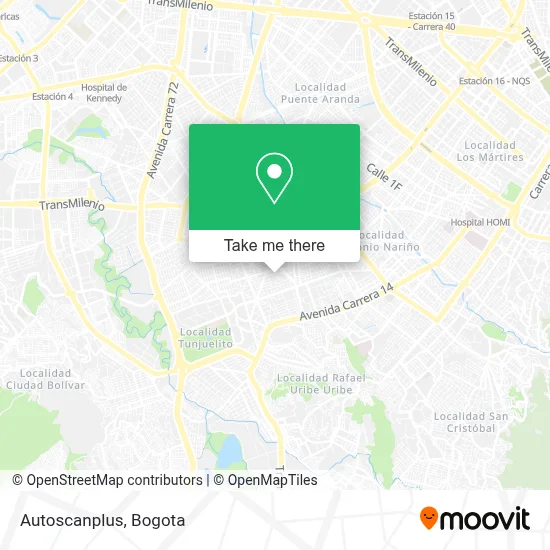 Autoscanplus map