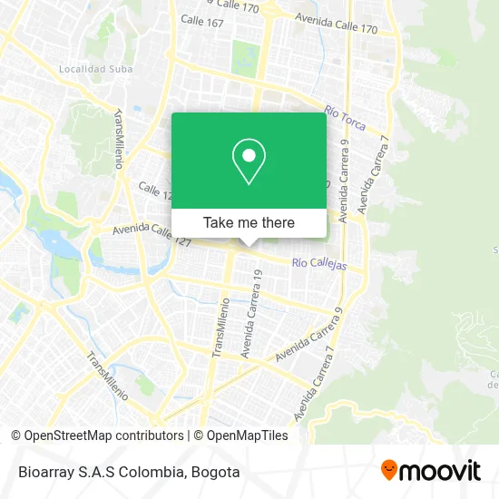 Bioarray S.A.S Colombia map