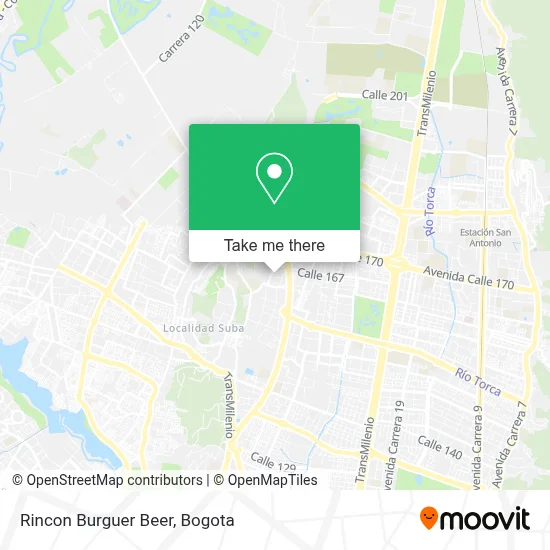 Rincon Burguer Beer map