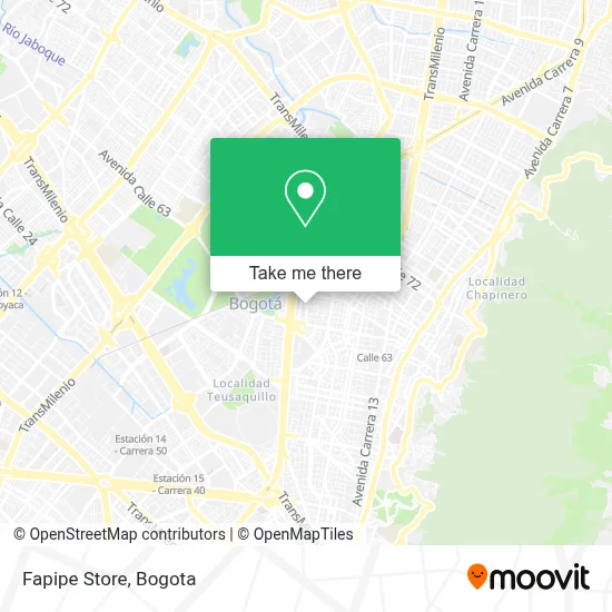 Fapipe Store map