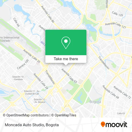 Moncada Auto Studio map