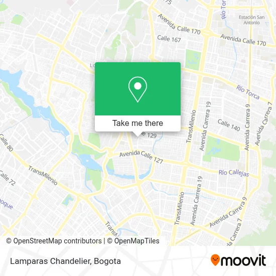 Lamparas Chandelier map