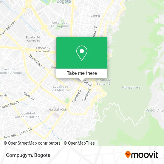 Compugym map