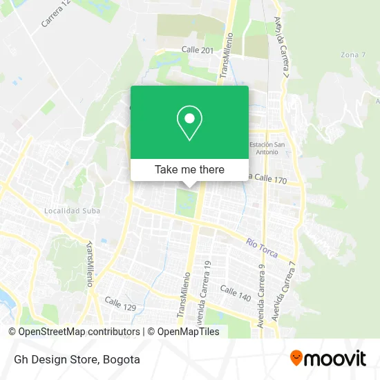 Gh Design Store map