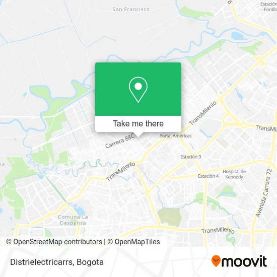 Distrielectricarrs map