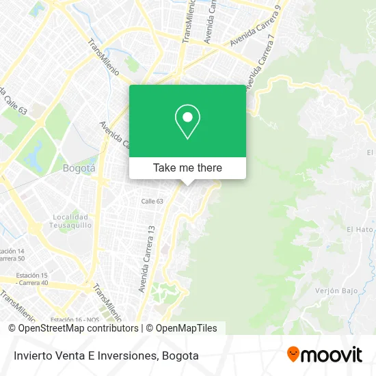 Invierto Venta E Inversiones map