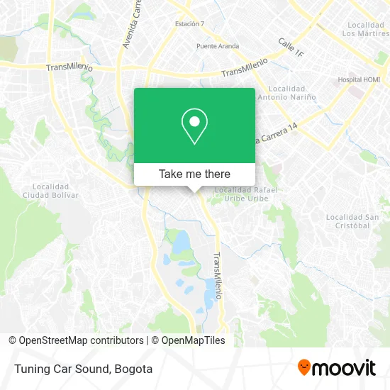 Tuning Car Sound map