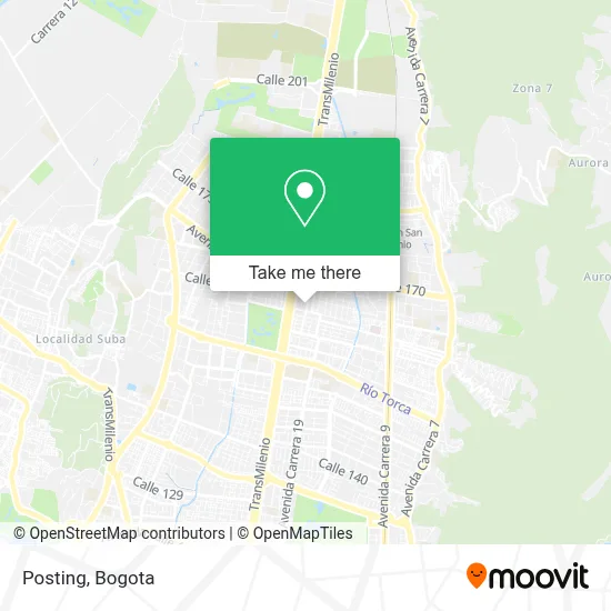 Posting map