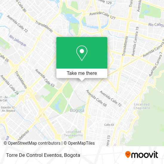 Torre De Control Eventos map