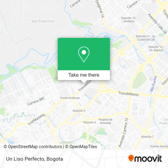 Un Liso Perfecto map
