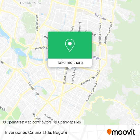 Inversiones Caluna Ltda map