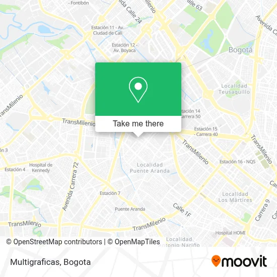 Multigraficas map