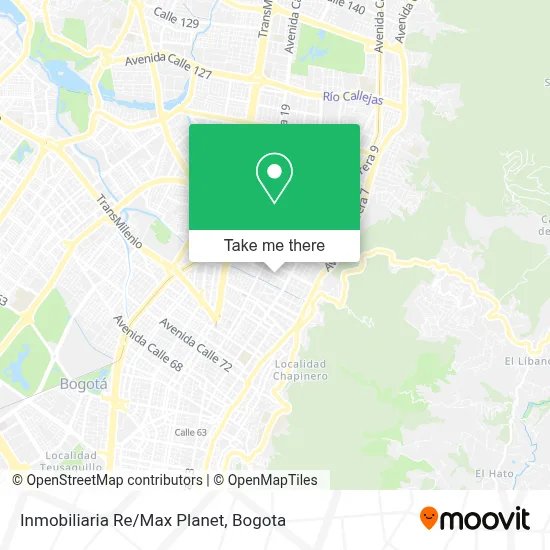 Inmobiliaria Re/Max Planet map