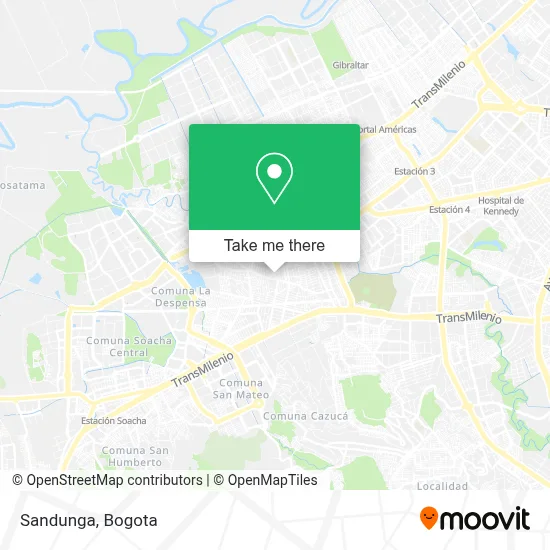 Sandunga map