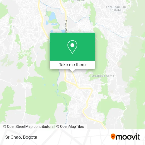 Sr Chao map