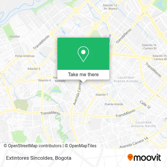 Extintores Sincoldes map