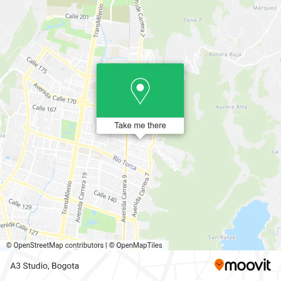 A3 Studio map