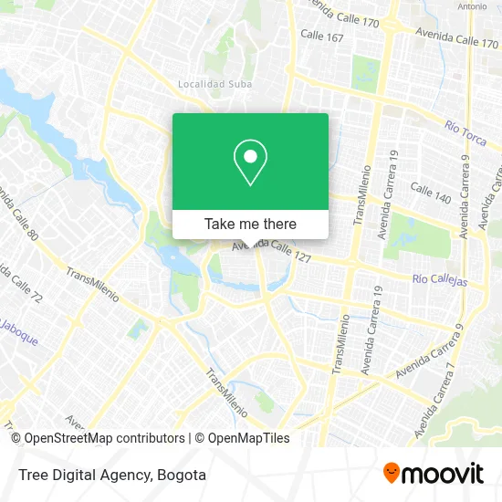 Tree Digital Agency map