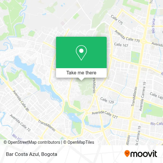 Bar Costa Azul map