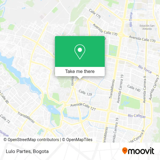 Lulo Partes map