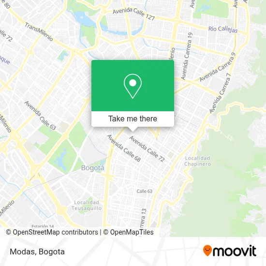 Modas map
