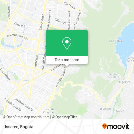Issatec map