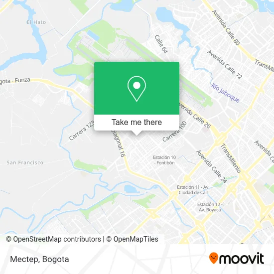 Mectep map