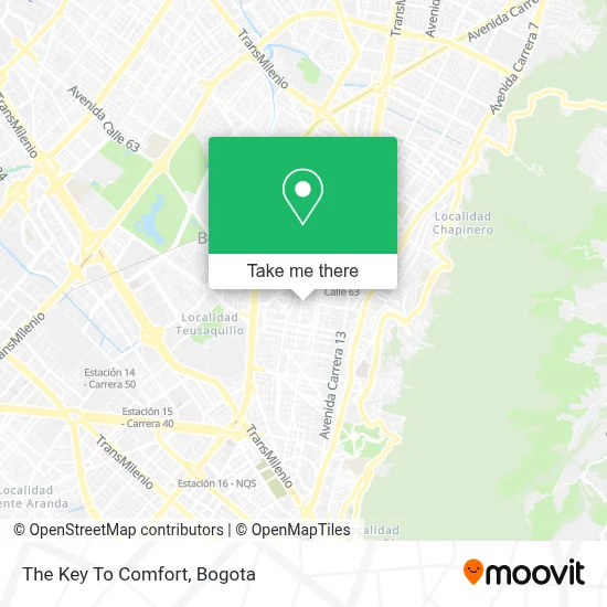 The Key To Comfort map
