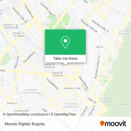 Mundo Digital map