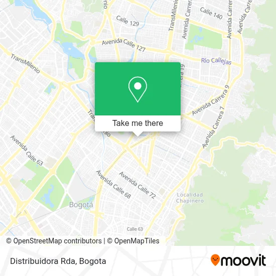 Distribuidora Rda map