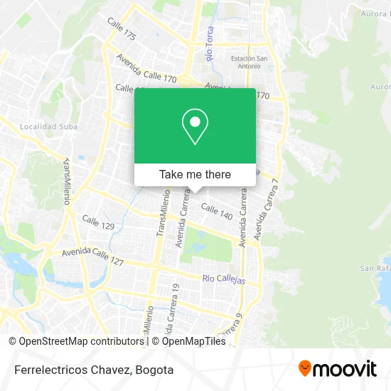 Ferrelectricos Chavez map